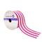 12 Pack: 2.5" x 25ft. Faux Linen Wired Thick Striped Ribbon by Celebrate It™ Décor